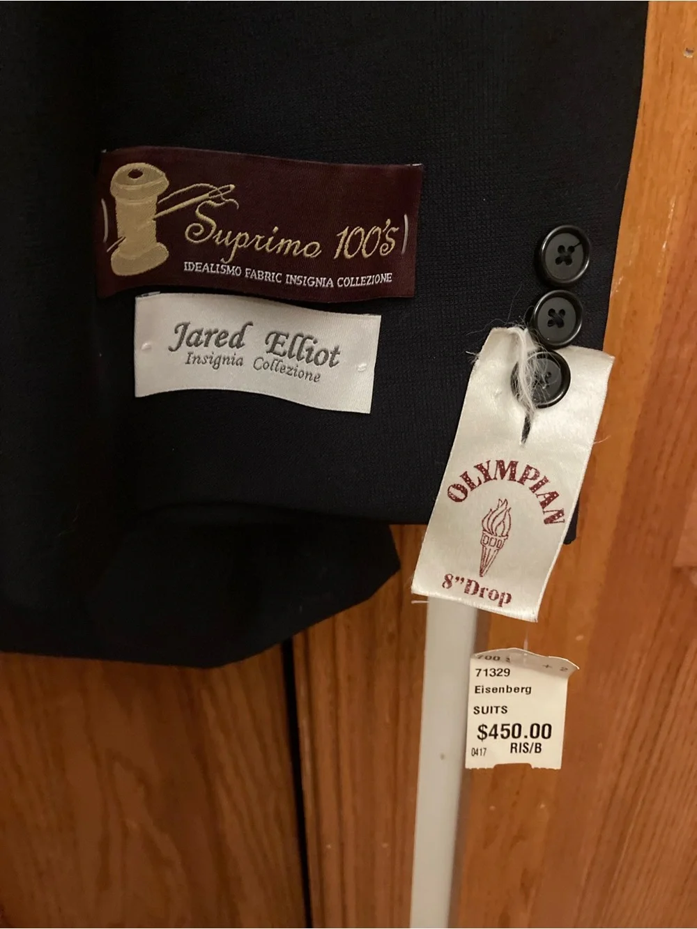 Brand new men’s suit! Jacket 58” pants 50”